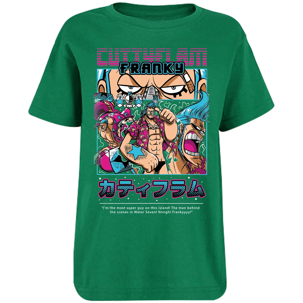 Playera One Piece Frankie Anime para Niño 6
