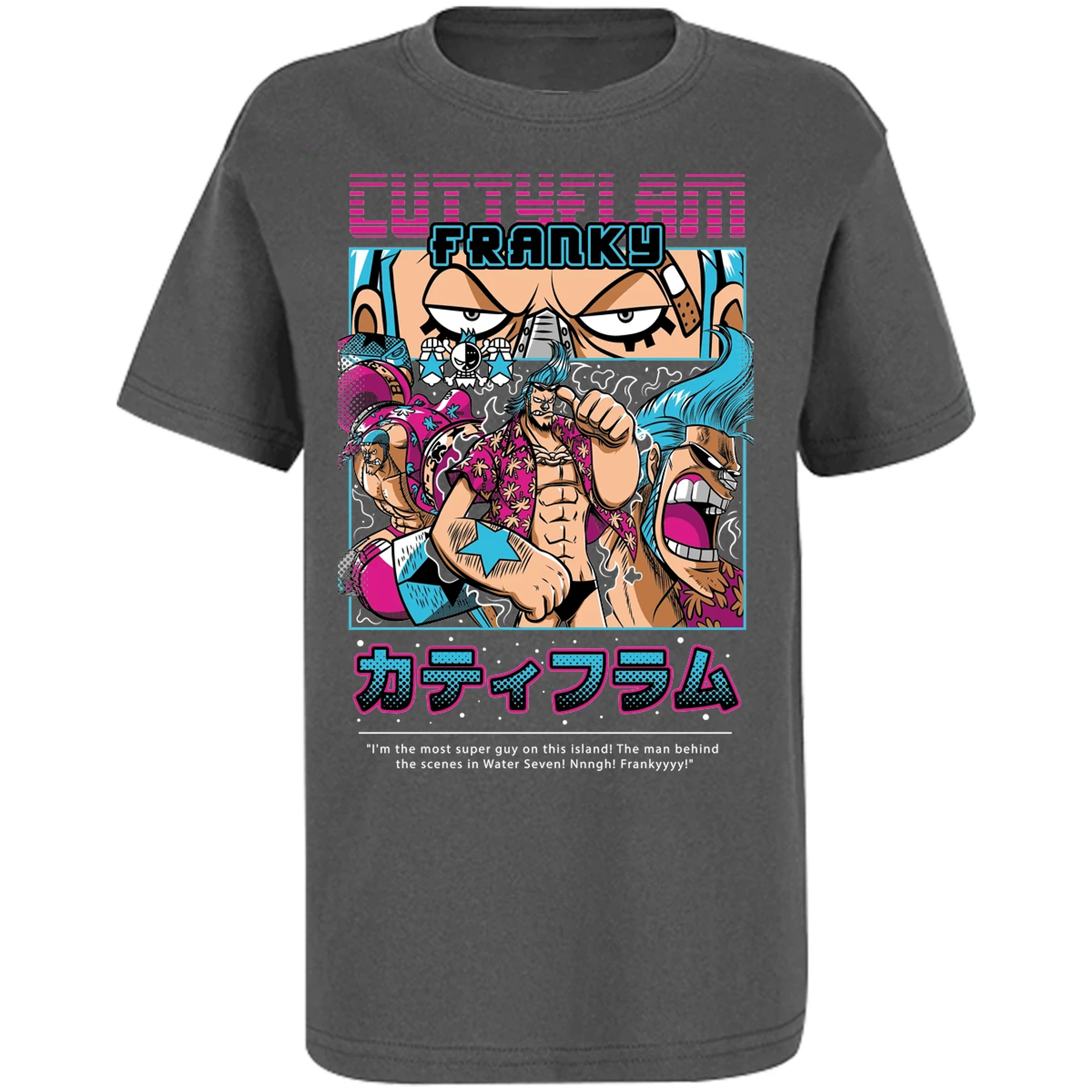 Playera One Piece Frankie Anime para Niño 14