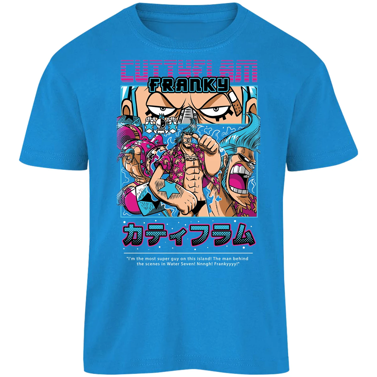 Playera One Piece Frankie Anime para Niño 24