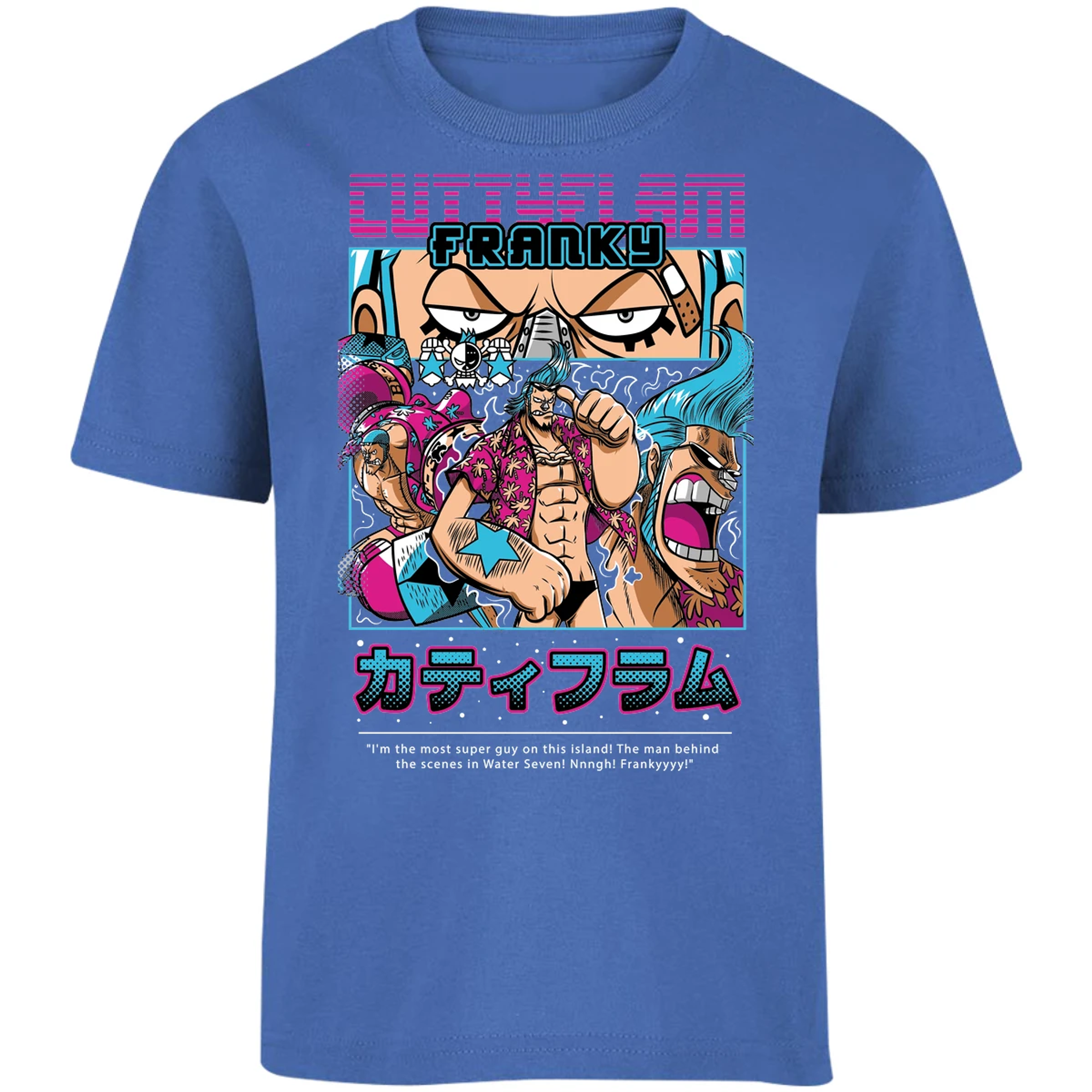 Playera One Piece Frankie Anime para Niño 28