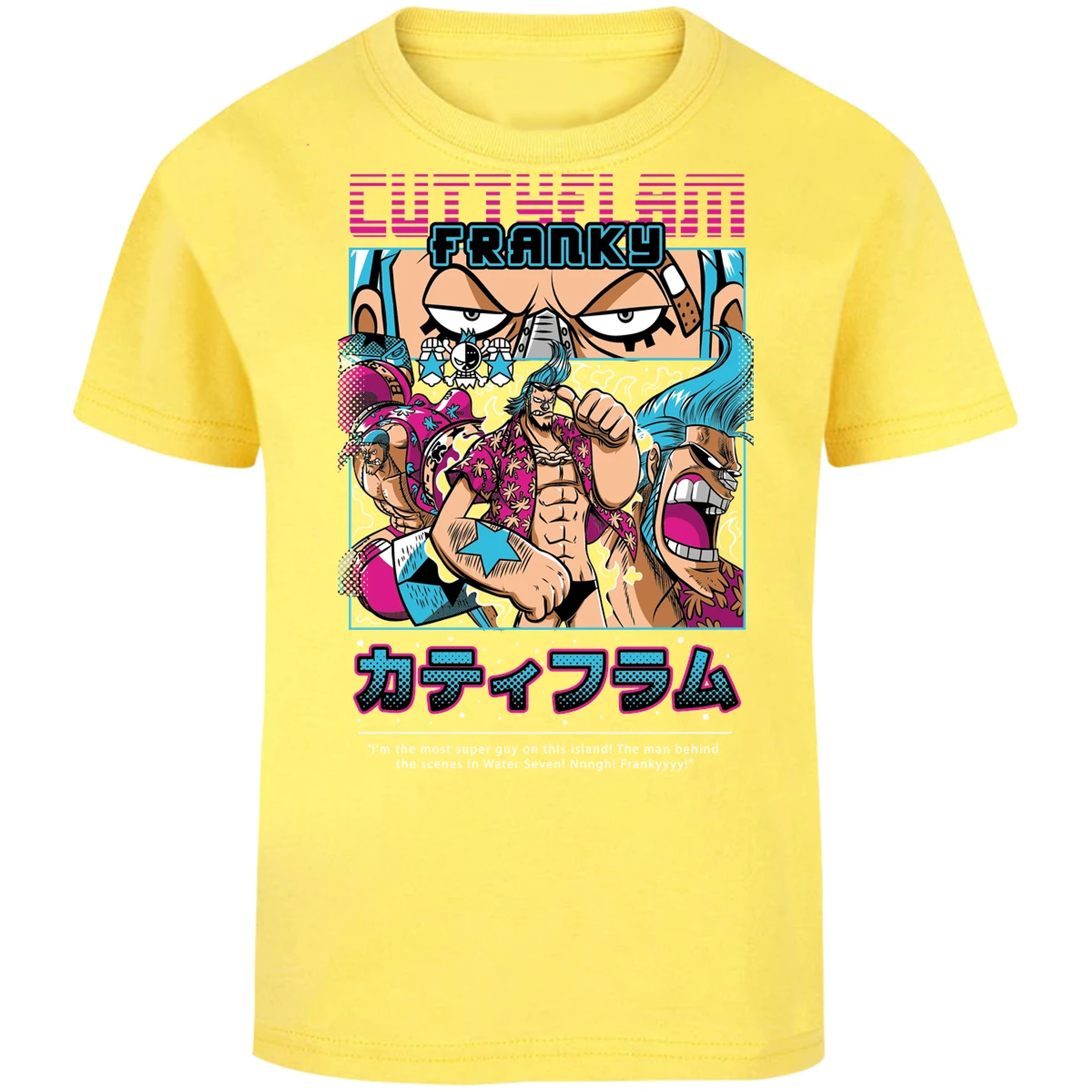 Playera One Piece Frankie Anime para Niño 34