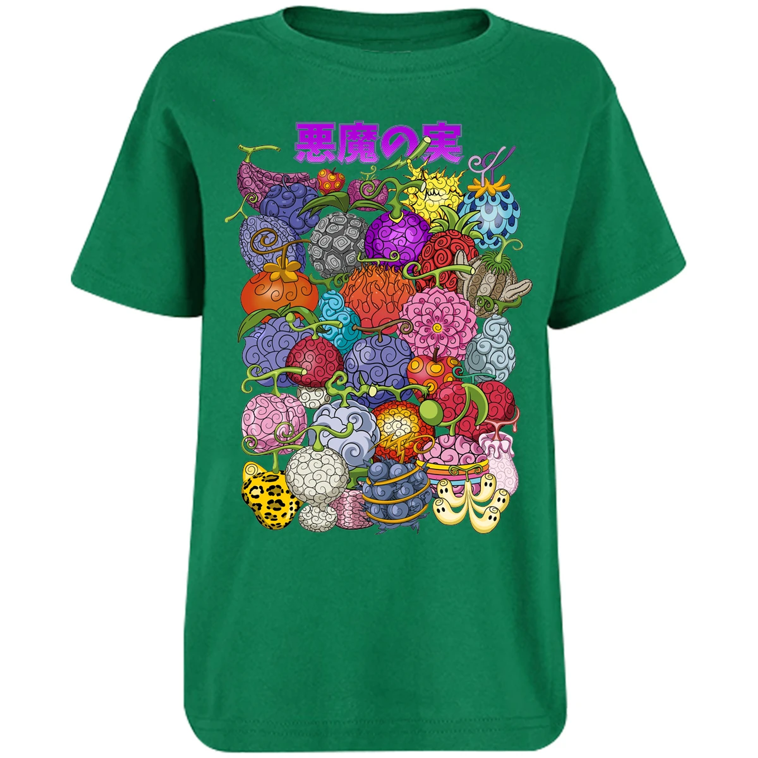 Playera One Piece Frutas Del Diablo para Niño 12