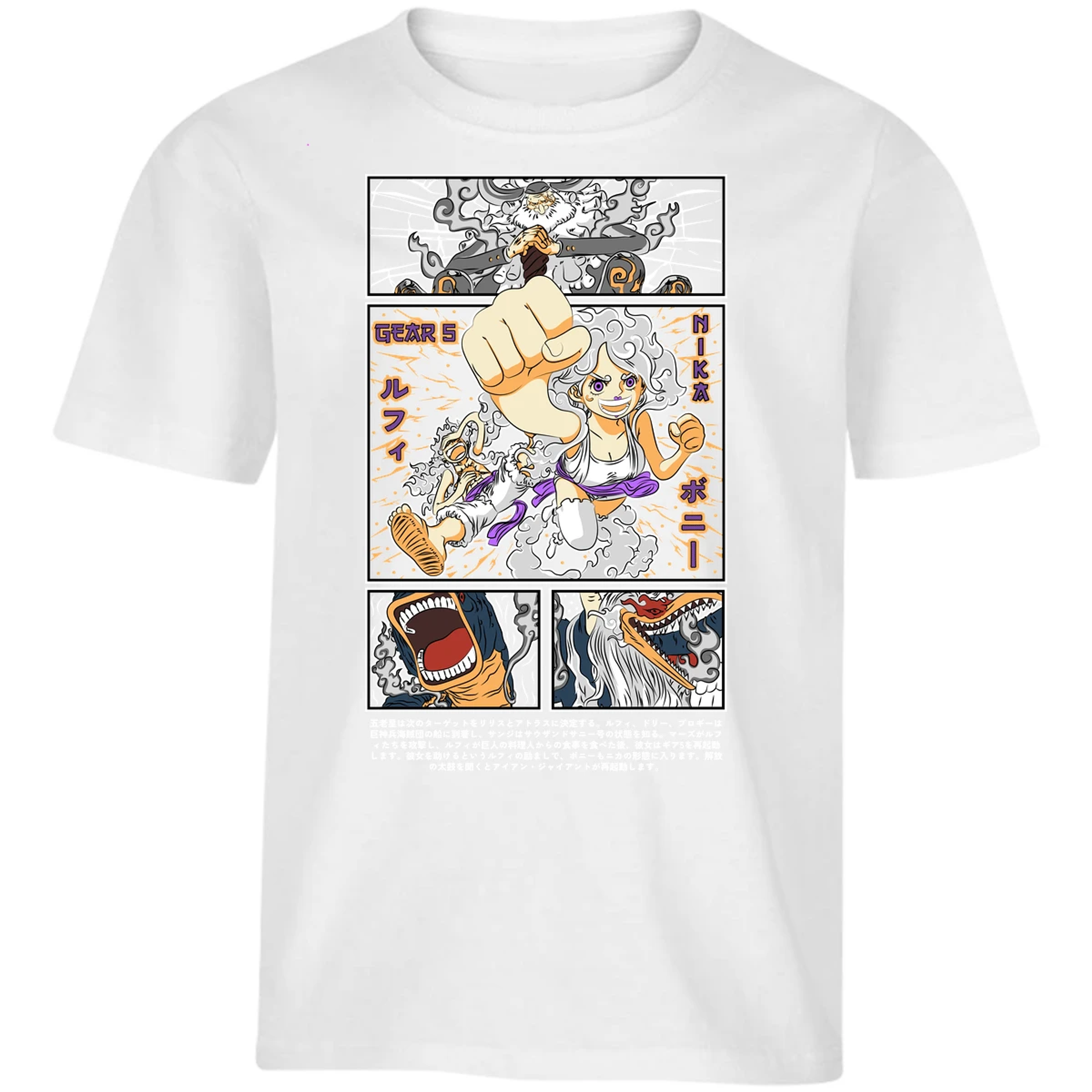 Playera One Piece Luffy Y Booney para Niño 26