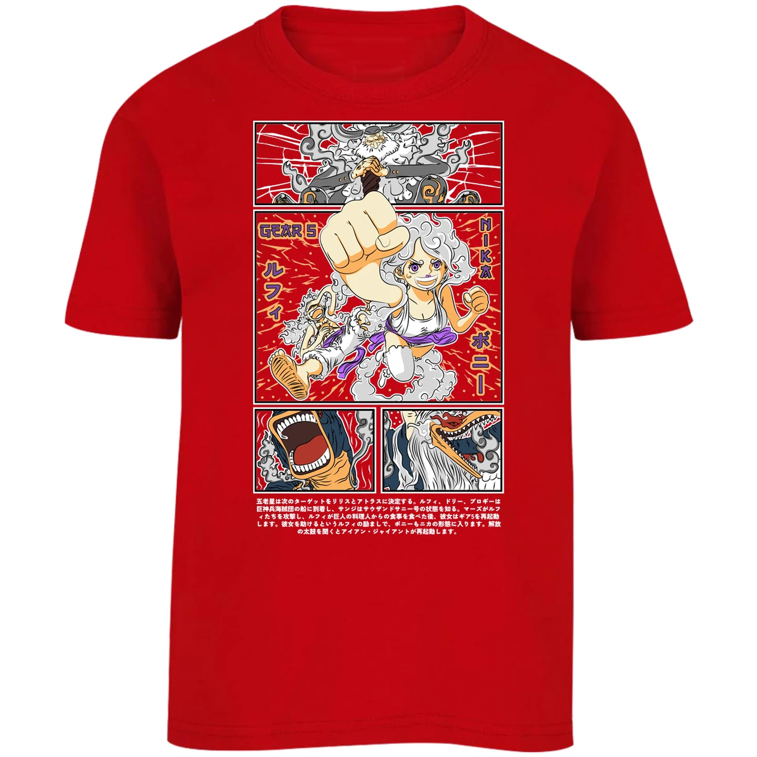 Playera One Piece Luffy Y Booney para Niño 10
