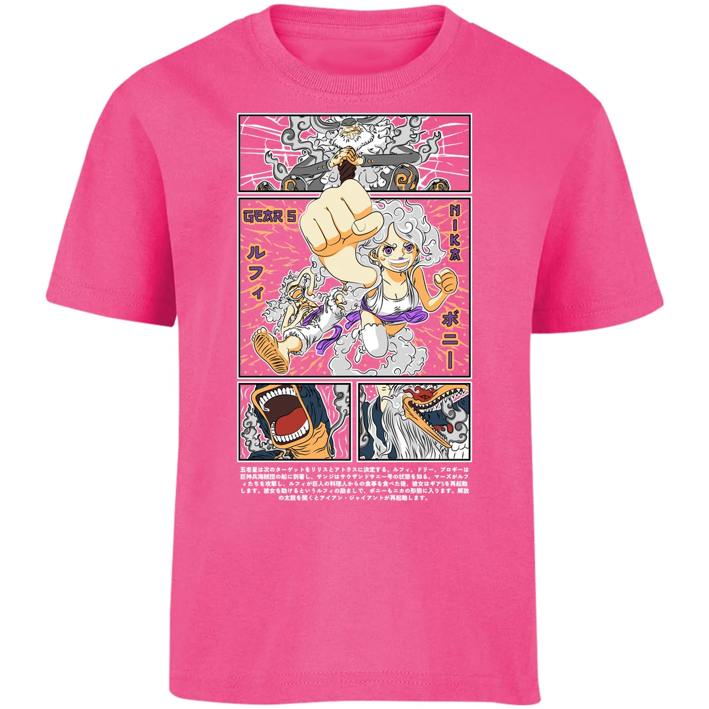 Playera One Piece Luffy Y Booney para Niño 12