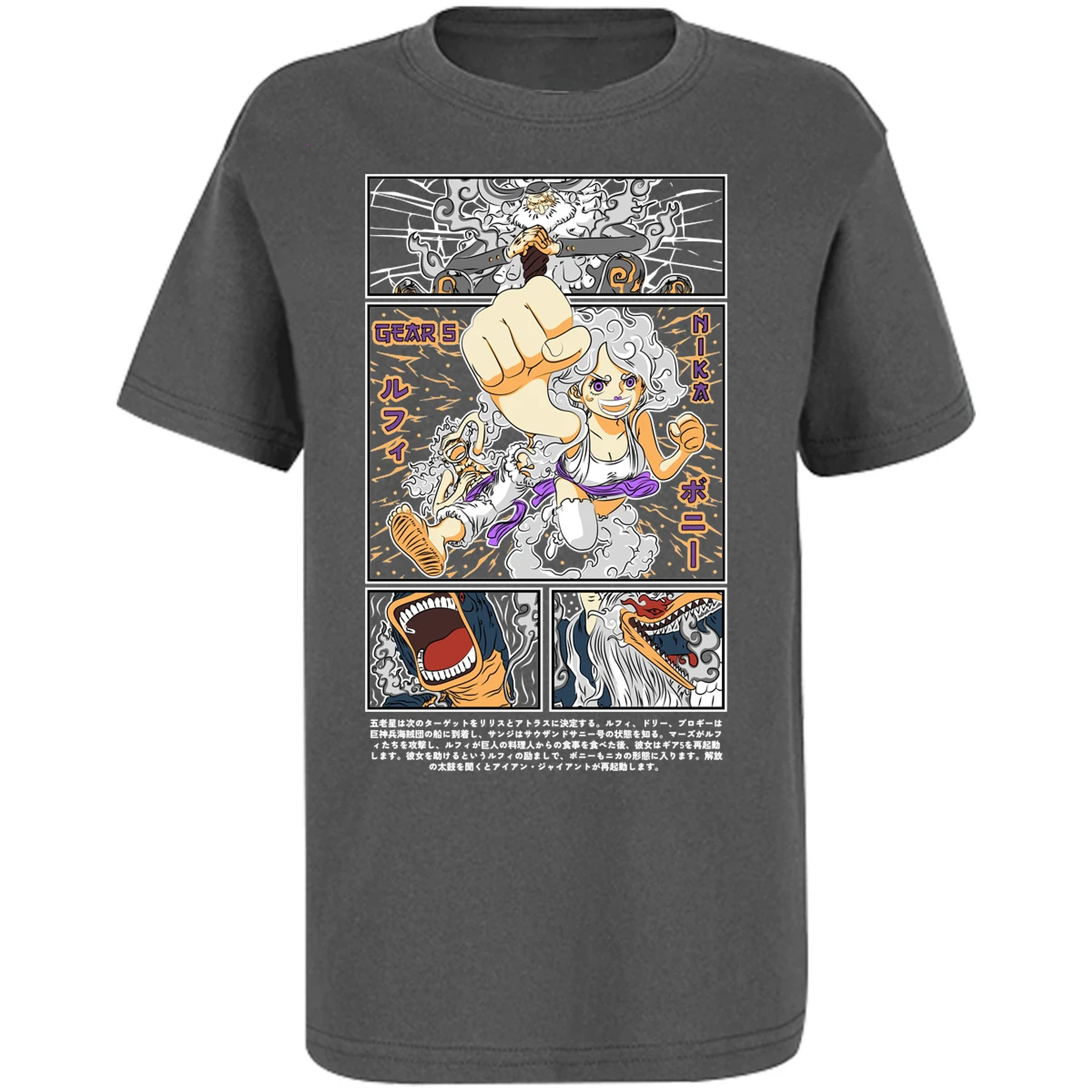 Playera One Piece Luffy Y Booney para Niño 14