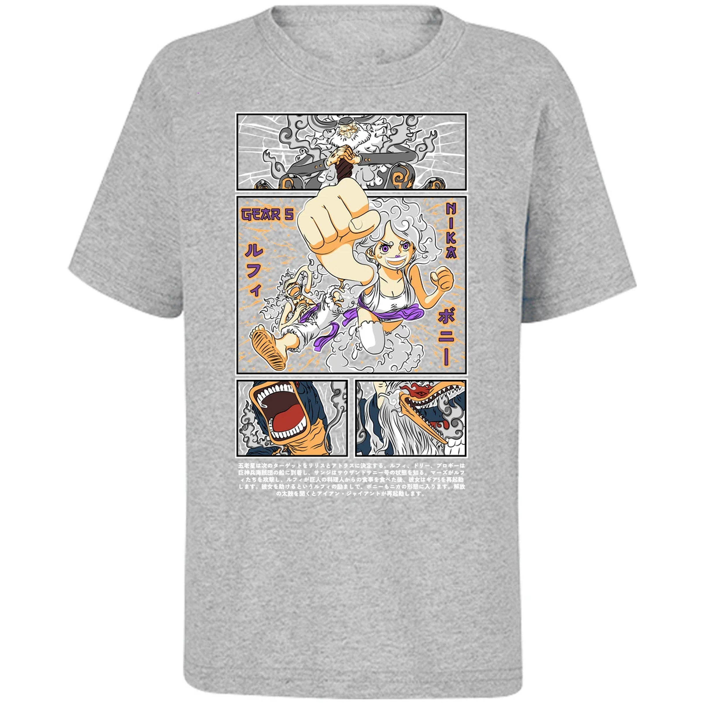 Playera One Piece Luffy Y Booney para Niño 34