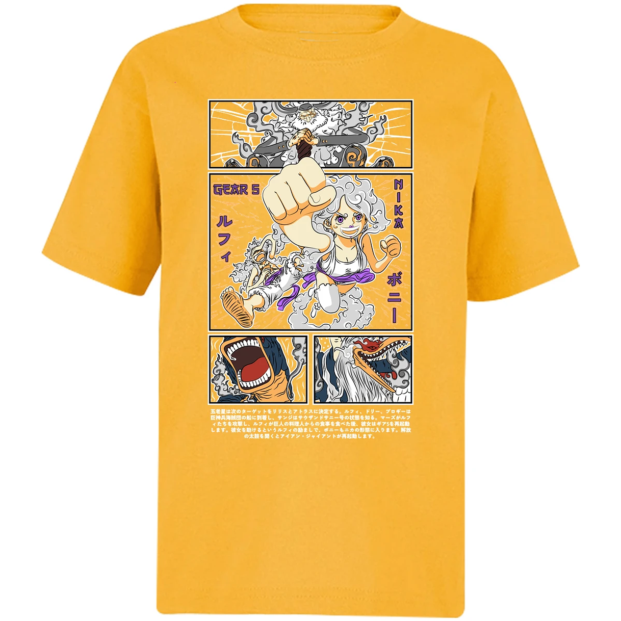 Playera One Piece Luffy Y Booney para Niño 22