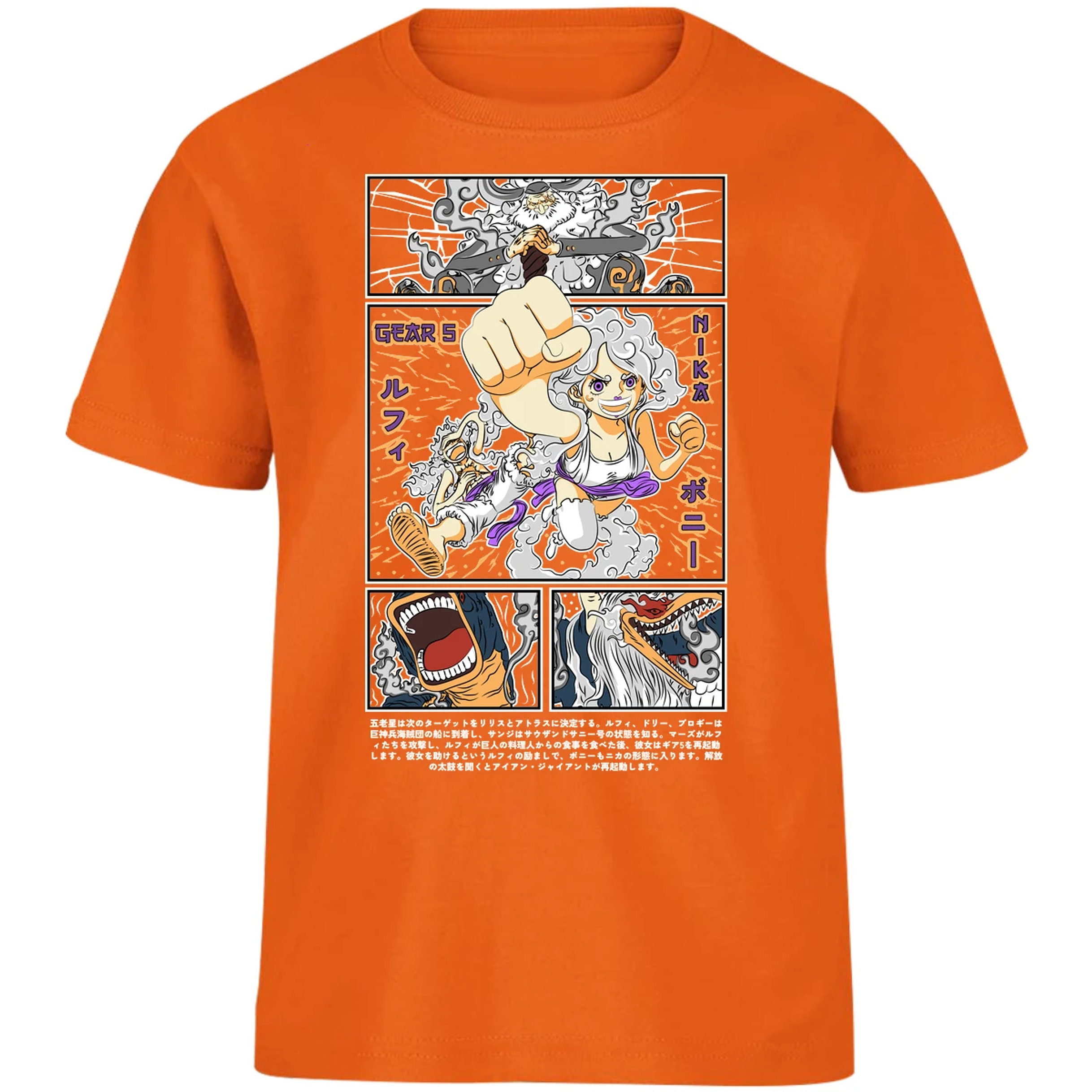 Playera One Piece Luffy Y Booney para Niño 28