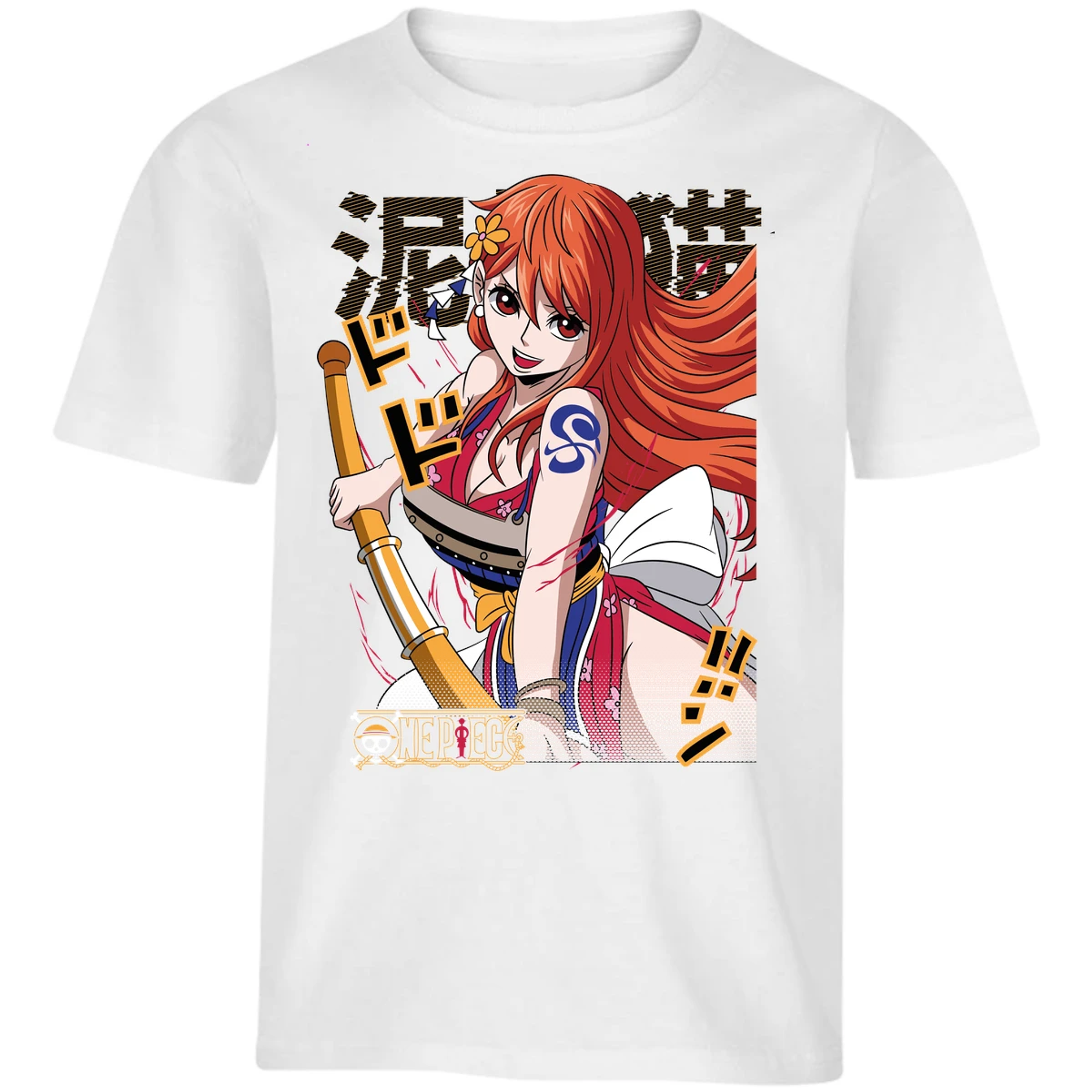 Playera One Piece Nami Anime para Niño 18