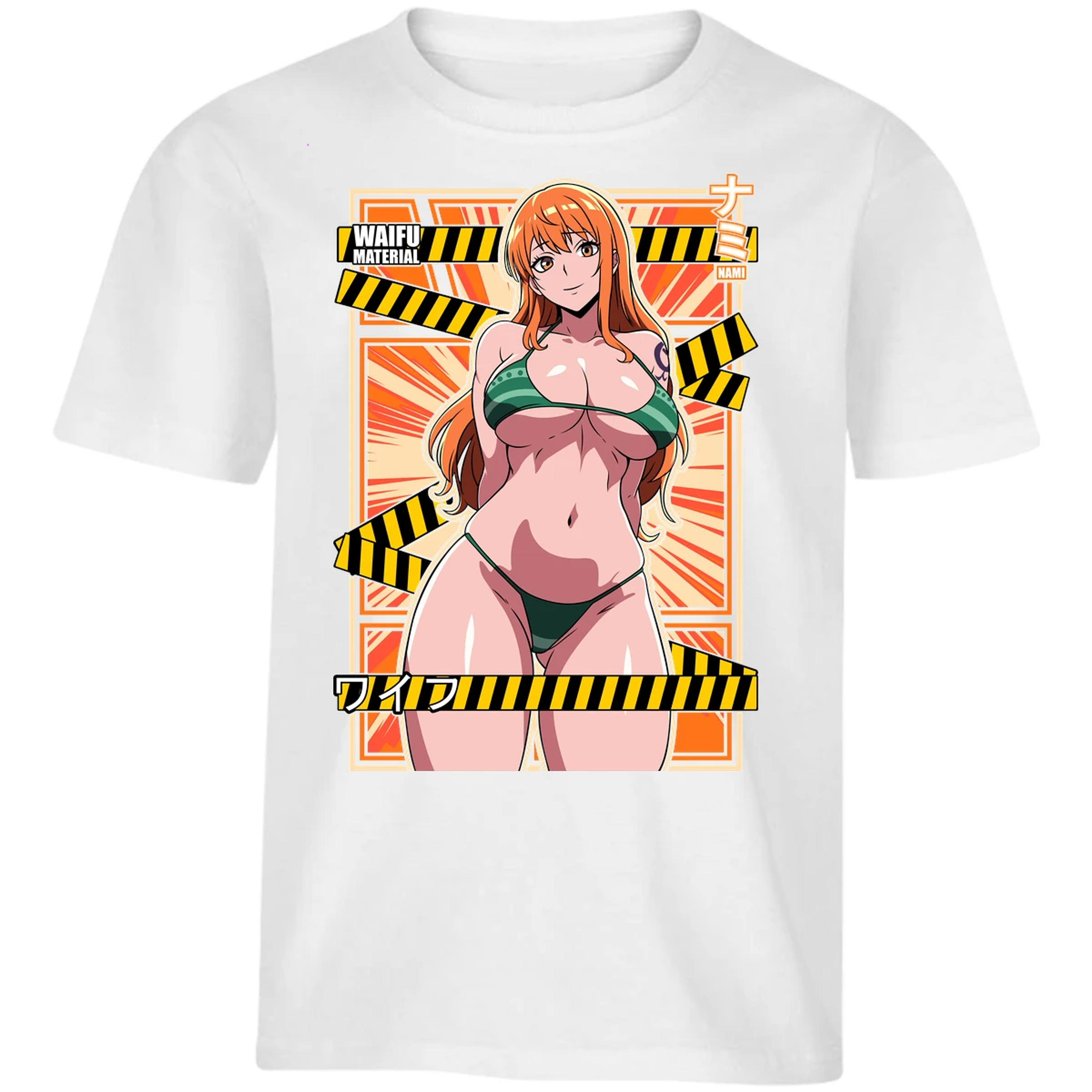 Playera One Piece Waifu Nami para Niño 24