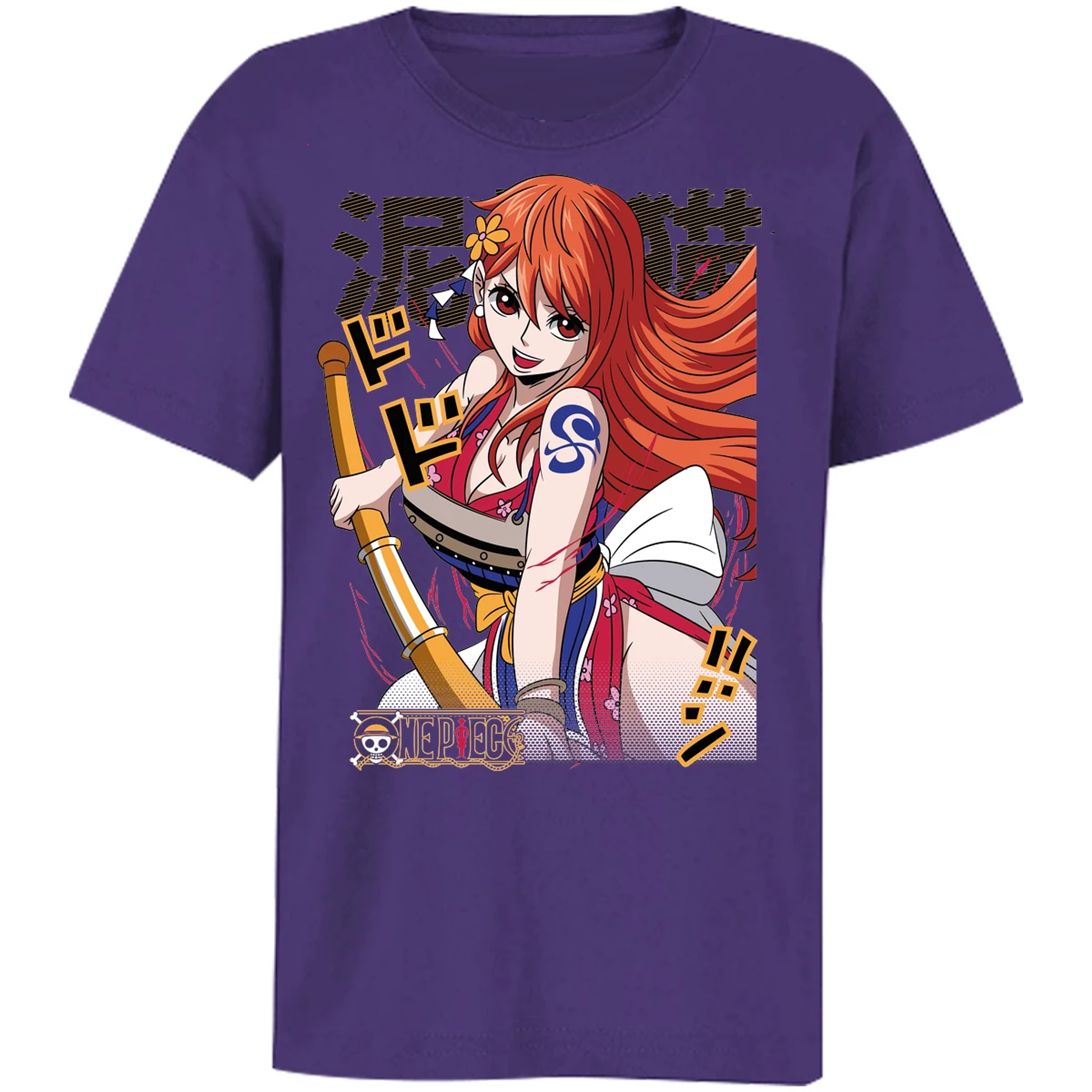 Playera One Piece Nami Anime para Niño 14