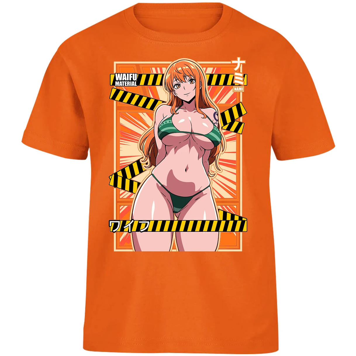 Playera One Piece Waifu Nami para Niño 4