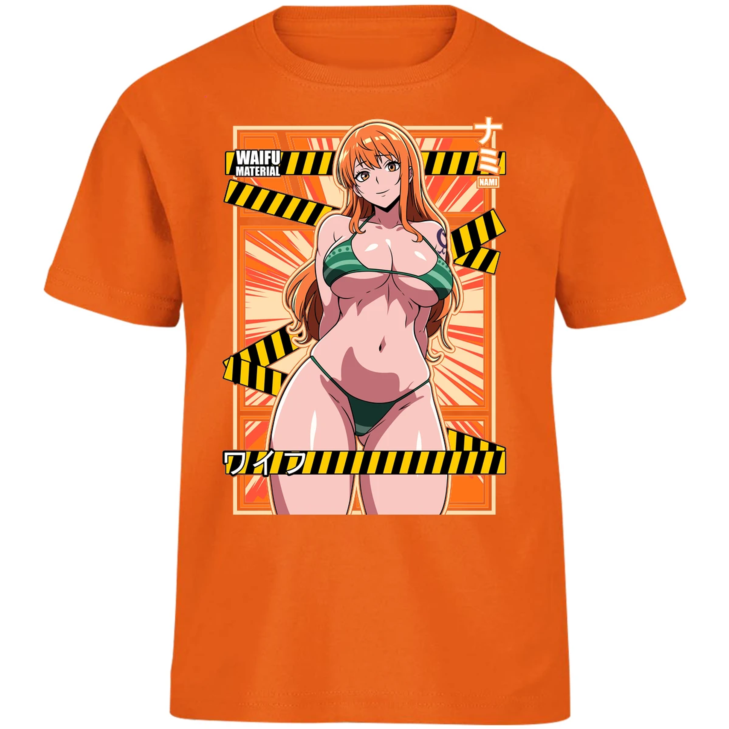 Playera One Piece Waifu Nami para Niño 4