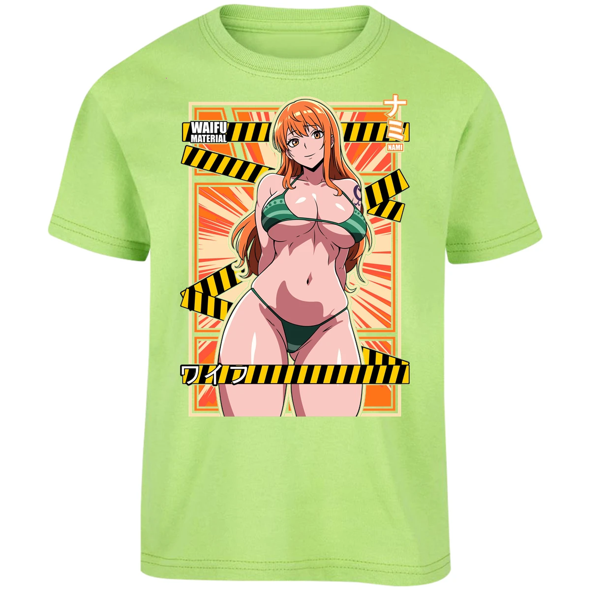Playera One Piece Waifu Nami para Niño 8