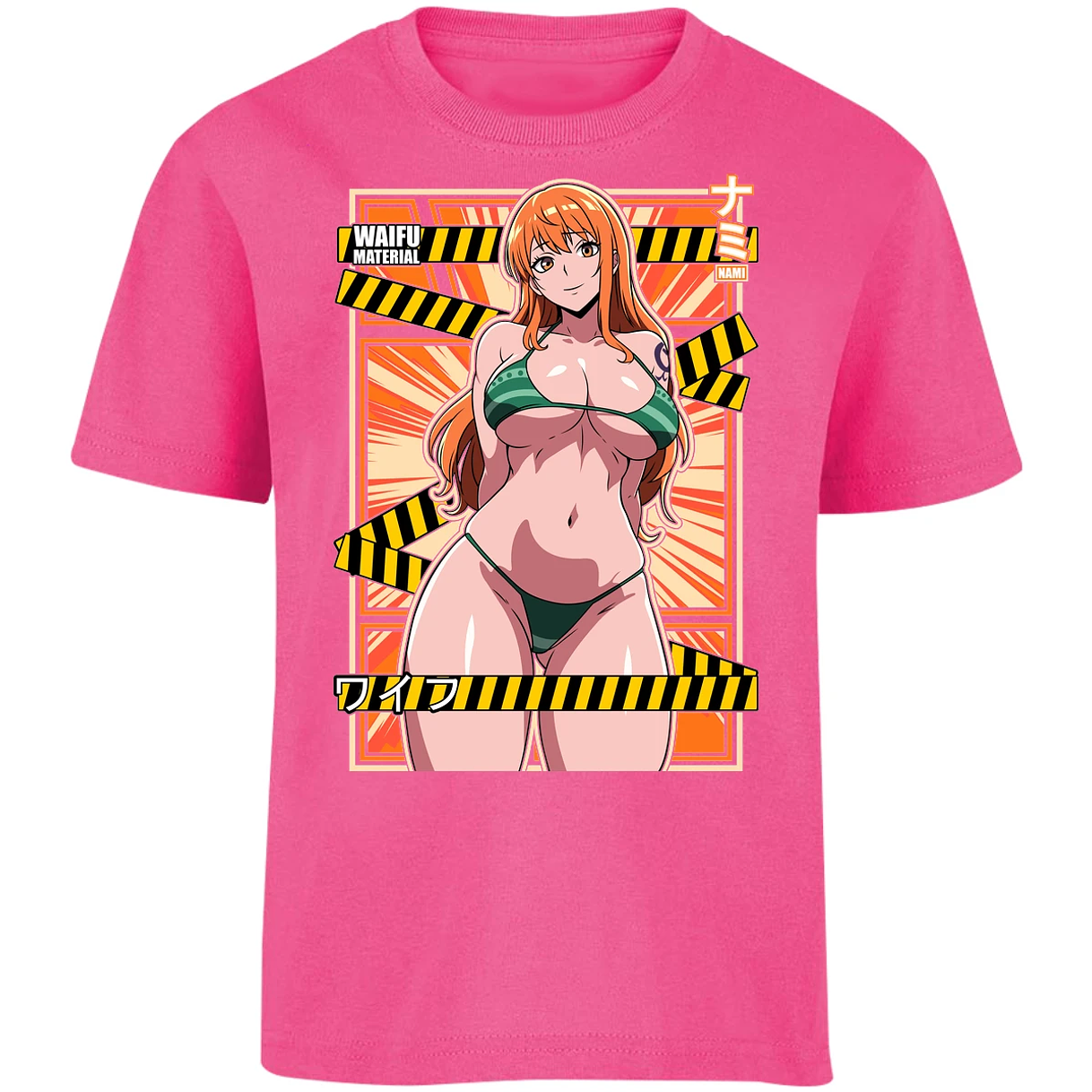 Playera One Piece Waifu Nami para Niño 16