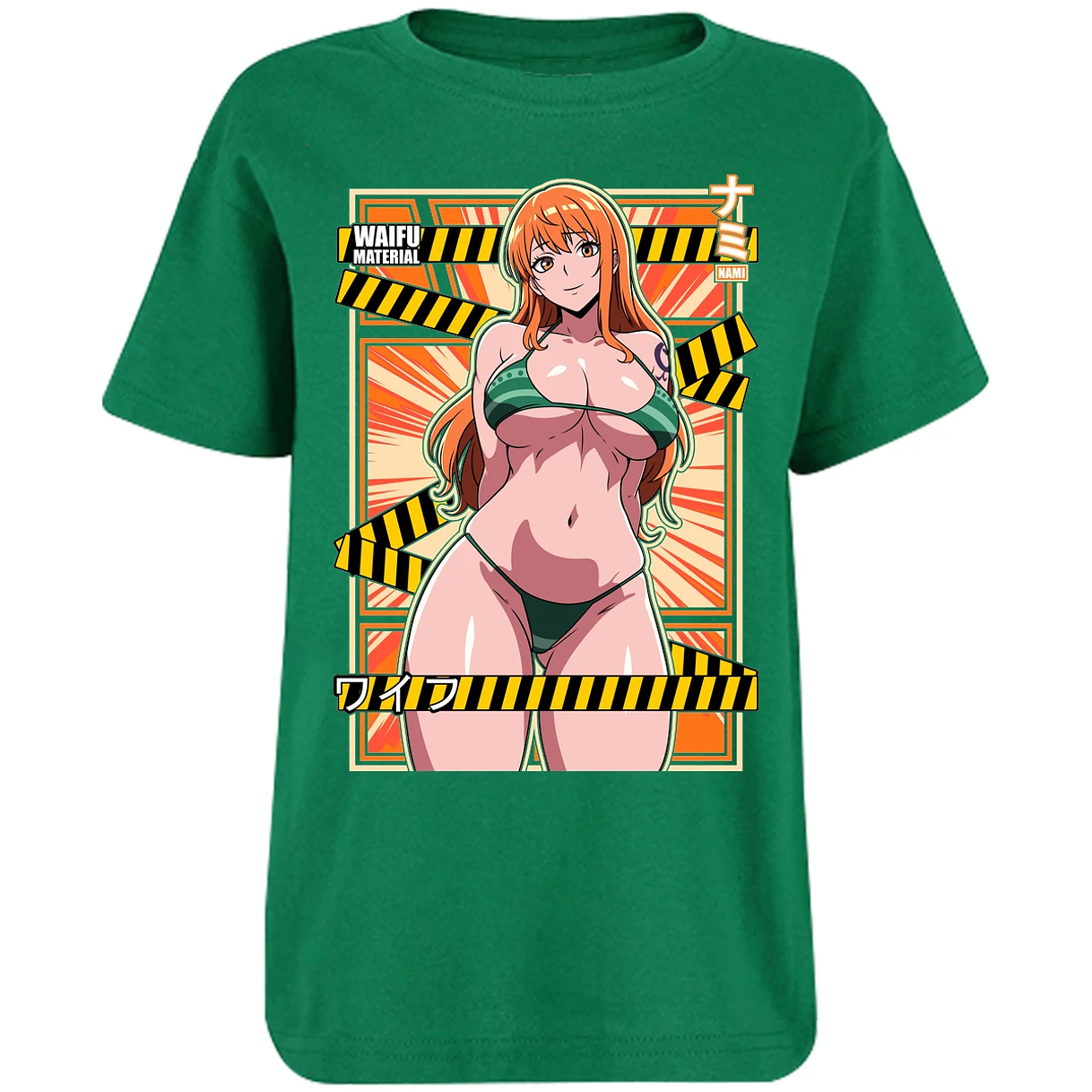 Playera One Piece Waifu Nami para Niño 18