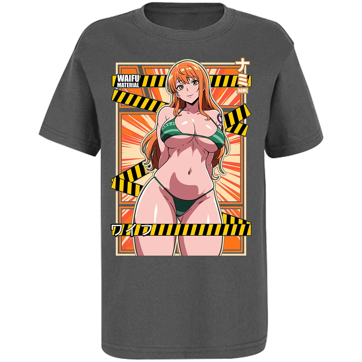Playera One Piece Waifu Nami para Niño 22