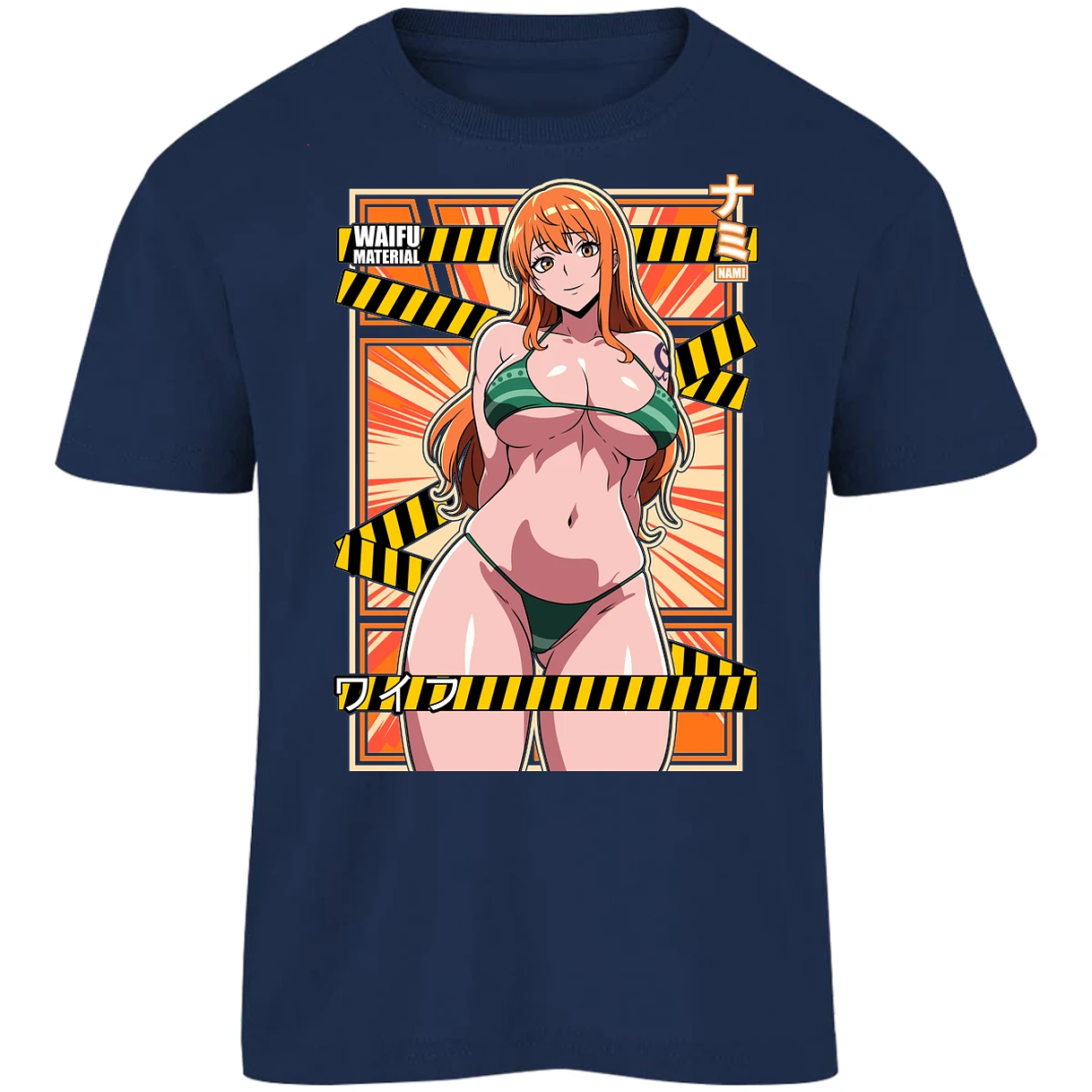 Playera One Piece Waifu Nami para Niño 26
