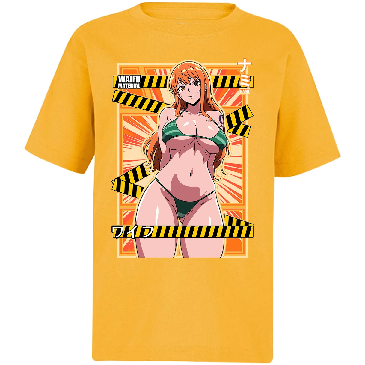 Playera One Piece Waifu Nami para Niño 34