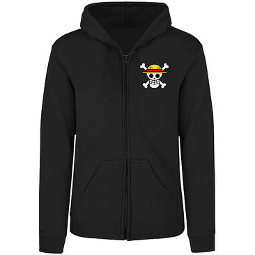 Sudadera capucha cierre Monkey D Luffy one piece adulto-unisex 1