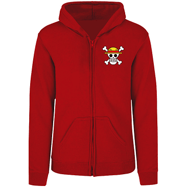 Sudadera capucha cierre Monkey D Luffy one piece adulto-unisex 4