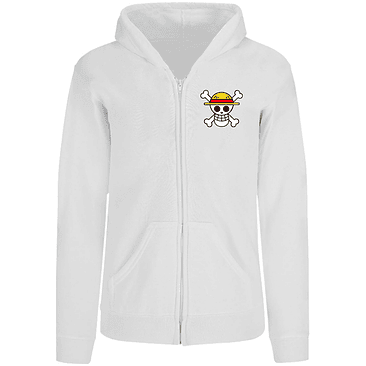 Sudadera capucha cierre Monkey D Luffy one piece adulto-unisex 5