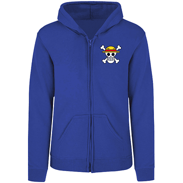 Sudadera capucha cierre Monkey D Luffy one piece adulto-unisex 11