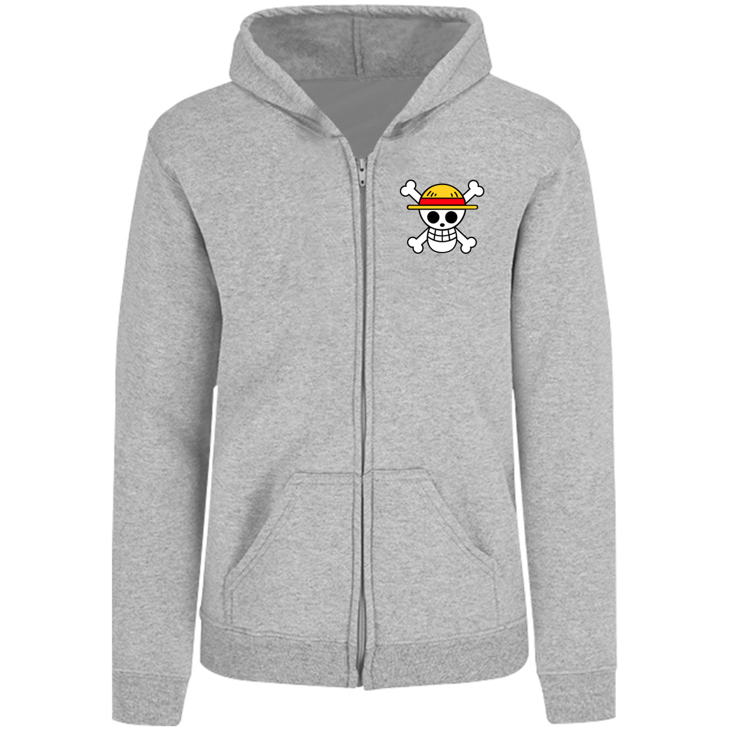 Sudadera capucha cierre Monkey D Luffy one piece adulto-unisex 13