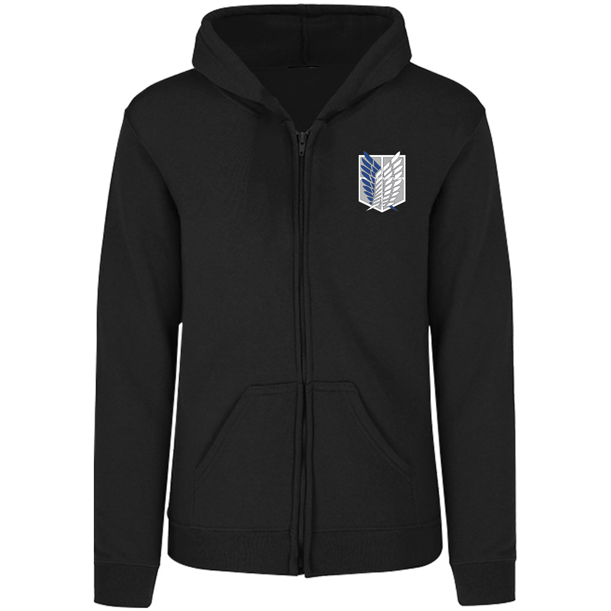 Sudadera Capucha Cangurera Attack On Titan Escudo Legion de reconocimiento Juvenil/Niño 3