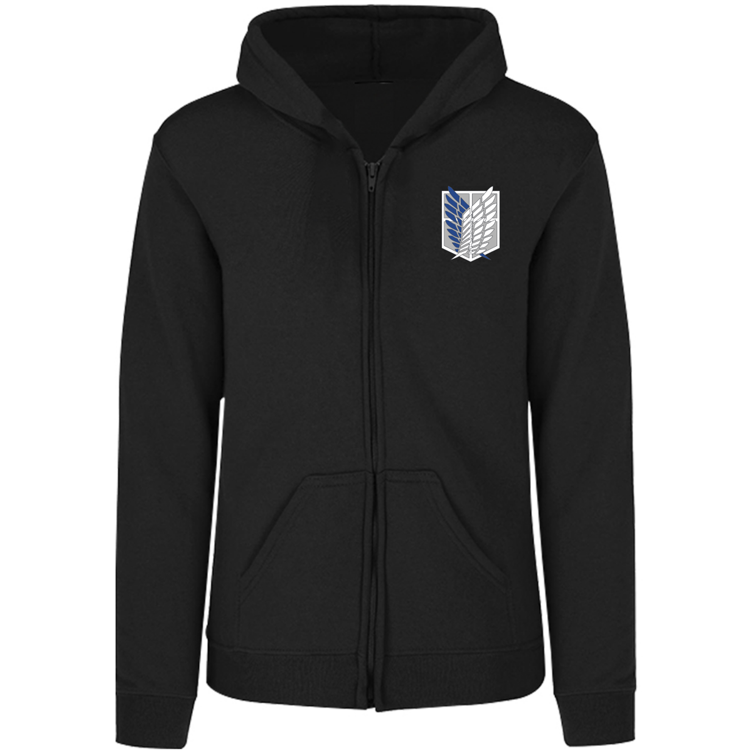 Sudadera Capucha Cangurera Attack On Titan Escudo Legion de reconocimiento Juvenil/Niño 3