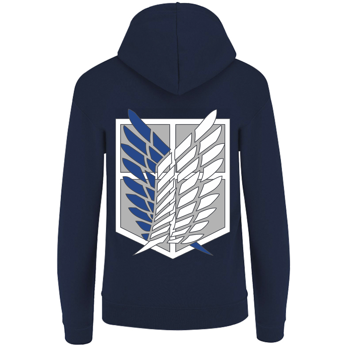 Sudadera Capucha Cangurera Attack On Titan Escudo Legion de reconocimiento Juvenil/Niño 5