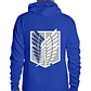 Sudadera Capucha Cangurera Attack On Titan Escudo Legion de reconocimiento Juvenil/Niño - Miniatura 7