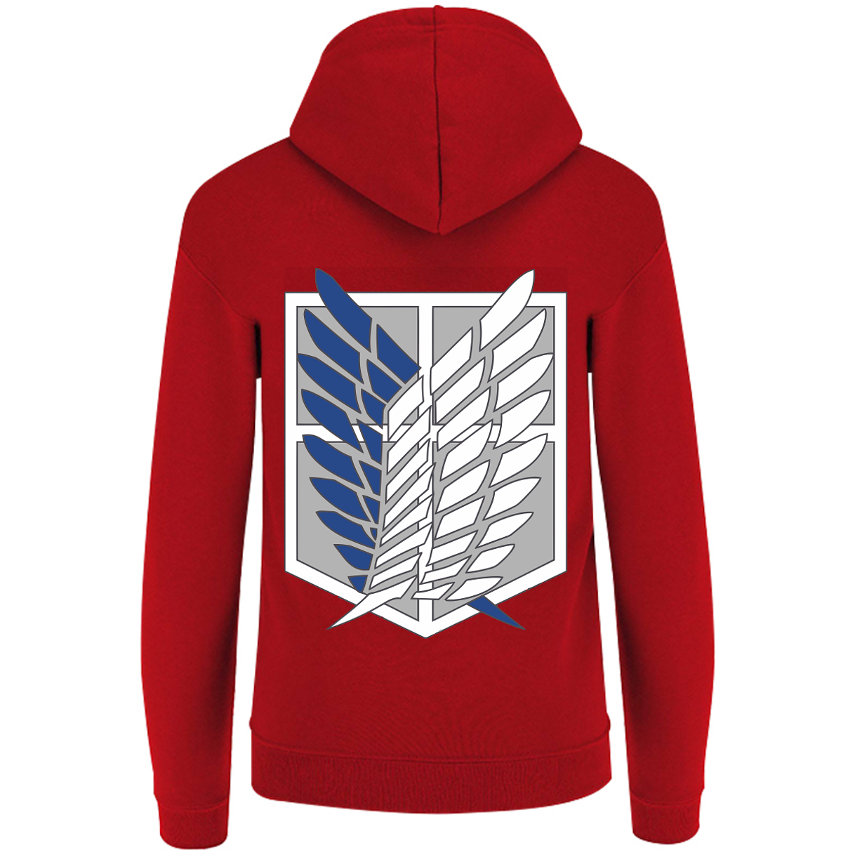 Sudadera Capucha Cangurera Attack On Titan Escudo Legion de reconocimiento Juvenil/Niño 9