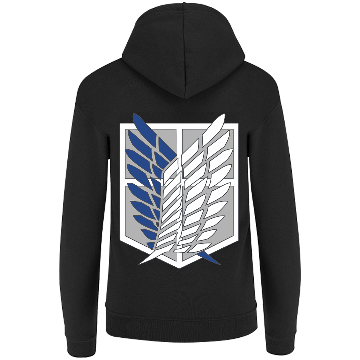 Sudadera Capucha Cangurera Attack On Titan Escudo Legion de reconocimiento Juvenil/Niño 11