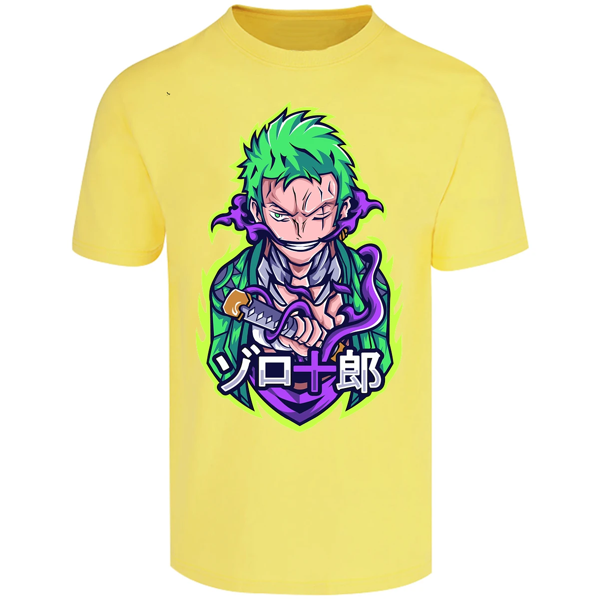 Playera One Piece Anime Zoro Roronoa para Adulto 49
