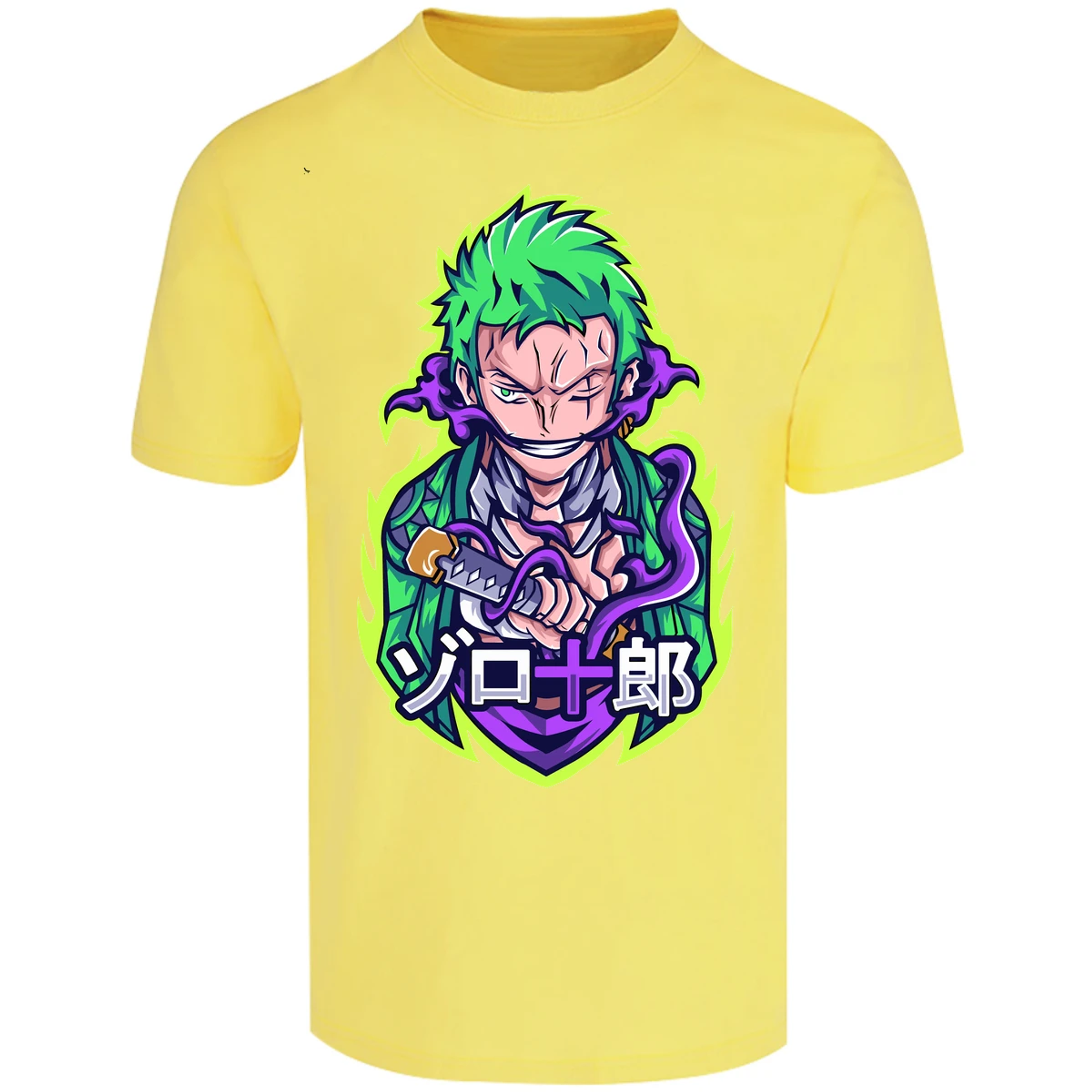 Playera One Piece Anime Zoro Roronoa para Adulto 49
