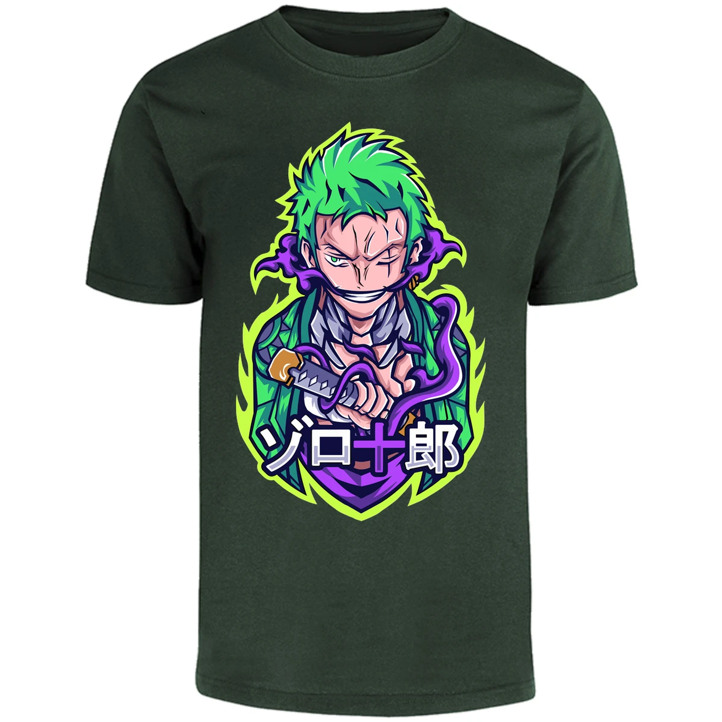 Playera One Piece Anime Zoro Roronoa para Adulto 28