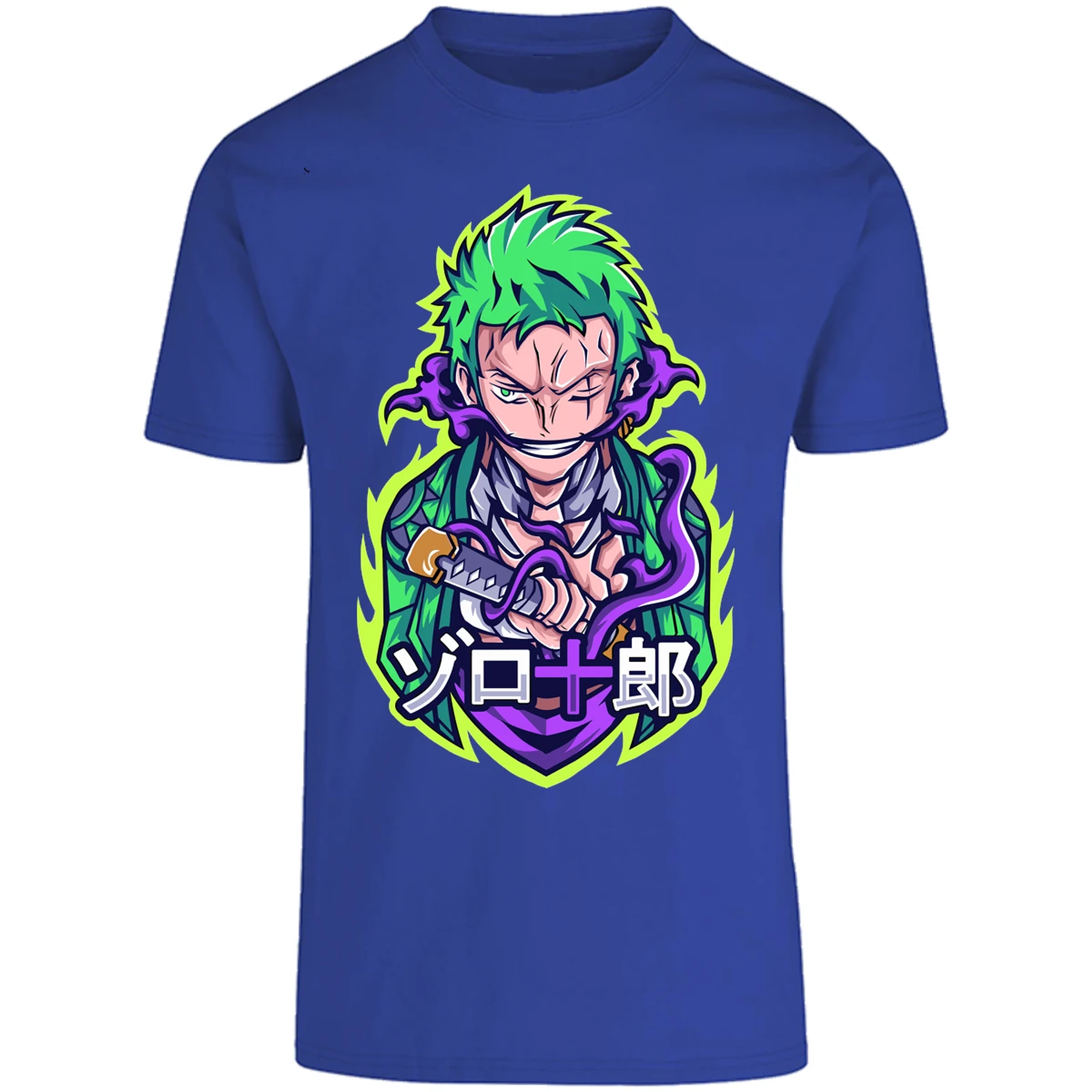 Playera One Piece Anime Zoro Roronoa para Adulto 10