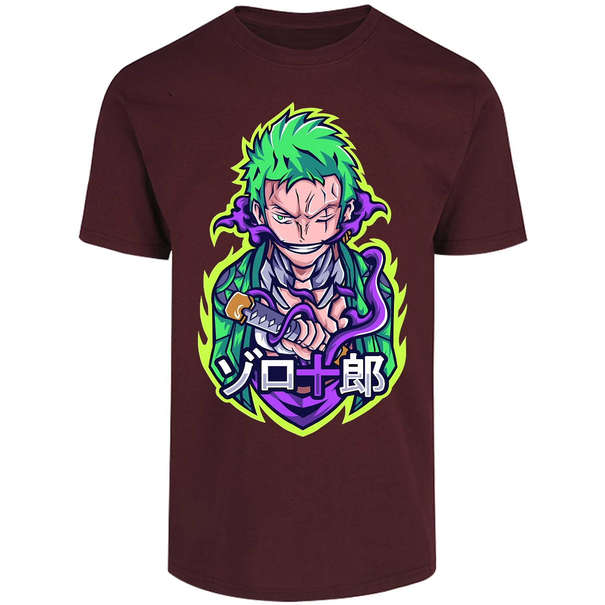 Playera One Piece Anime Zoro Roronoa para Adulto 34