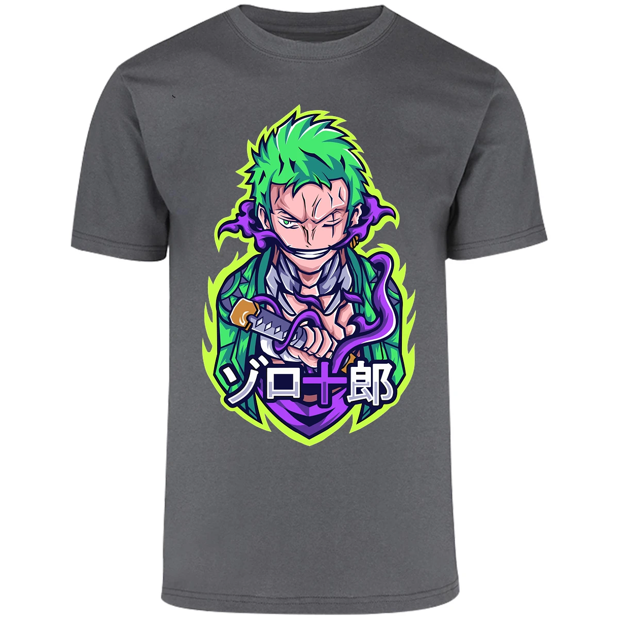 Playera One Piece Anime Zoro Roronoa para Adulto 38