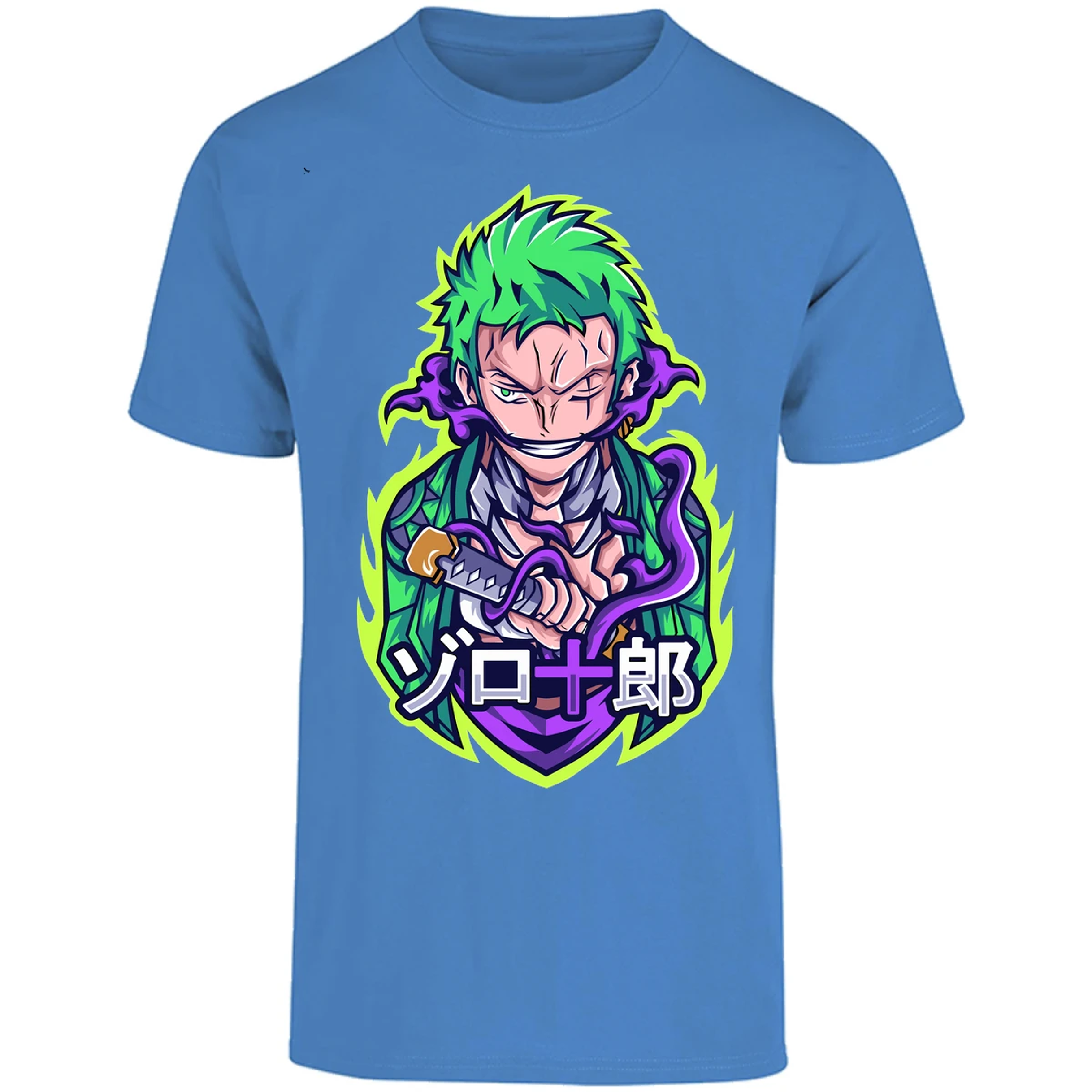 Playera One Piece Anime Zoro Roronoa para Adulto 7
