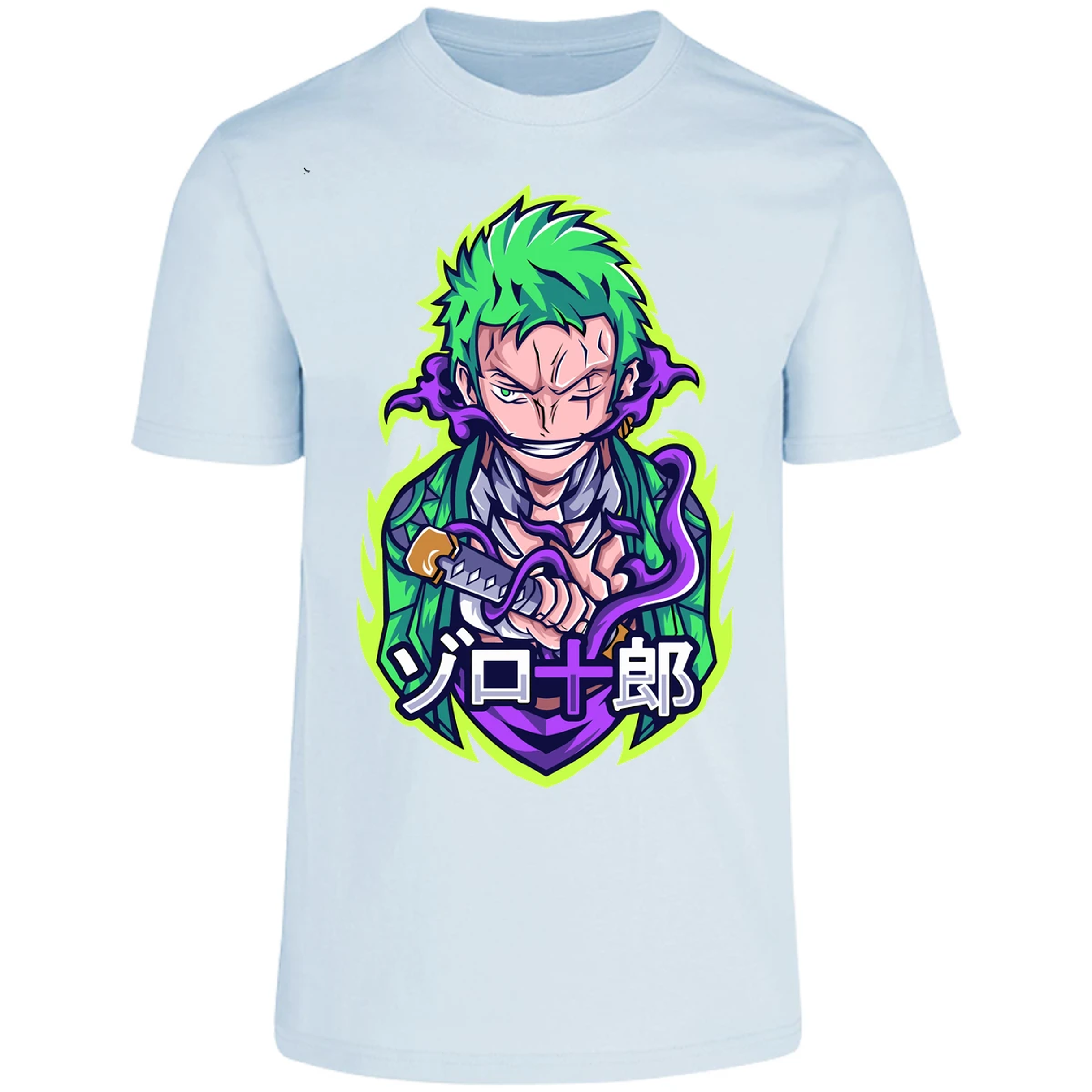 Playera One Piece Anime Zoro Roronoa para Adulto 17