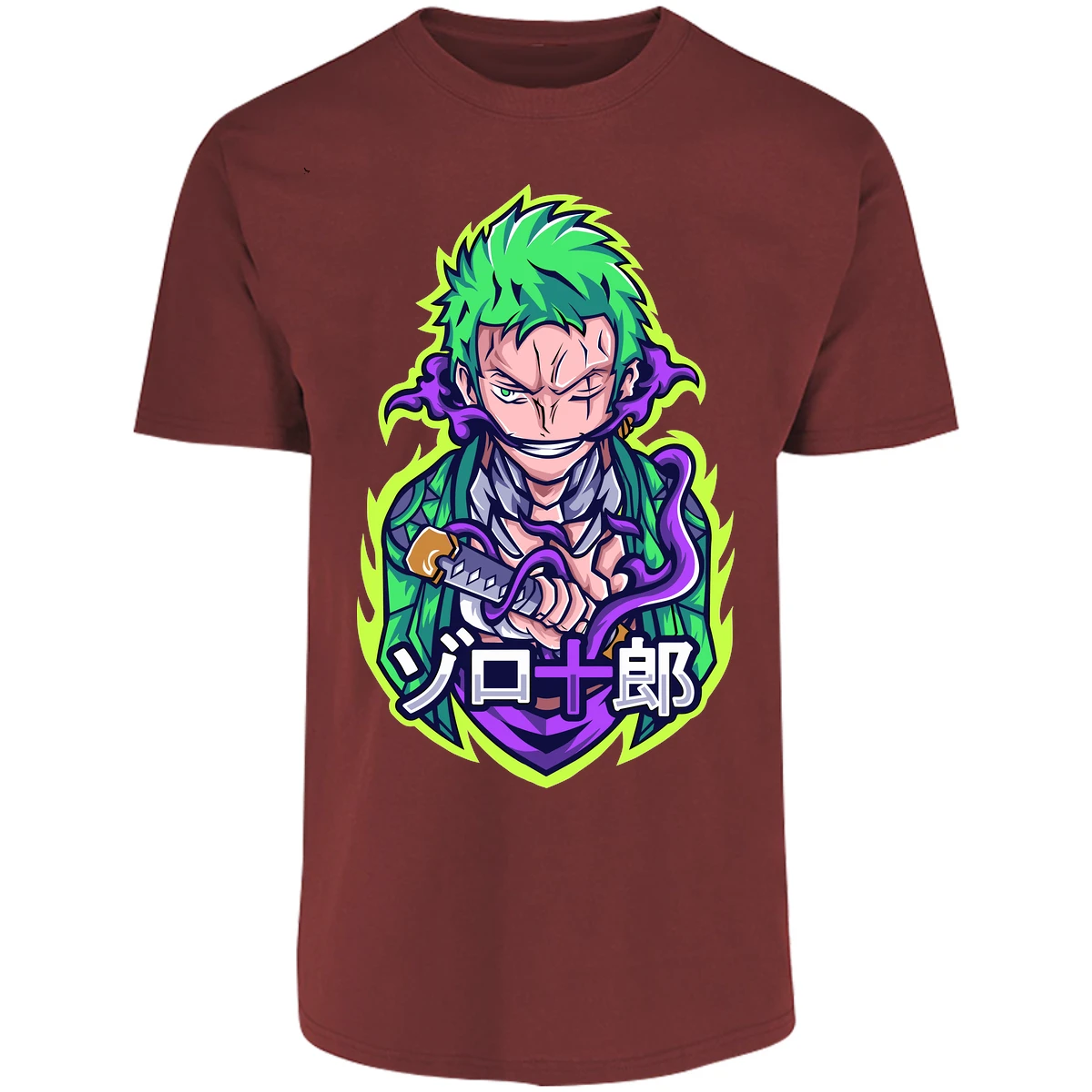 Playera One Piece Anime Zoro Roronoa para Adulto 44
