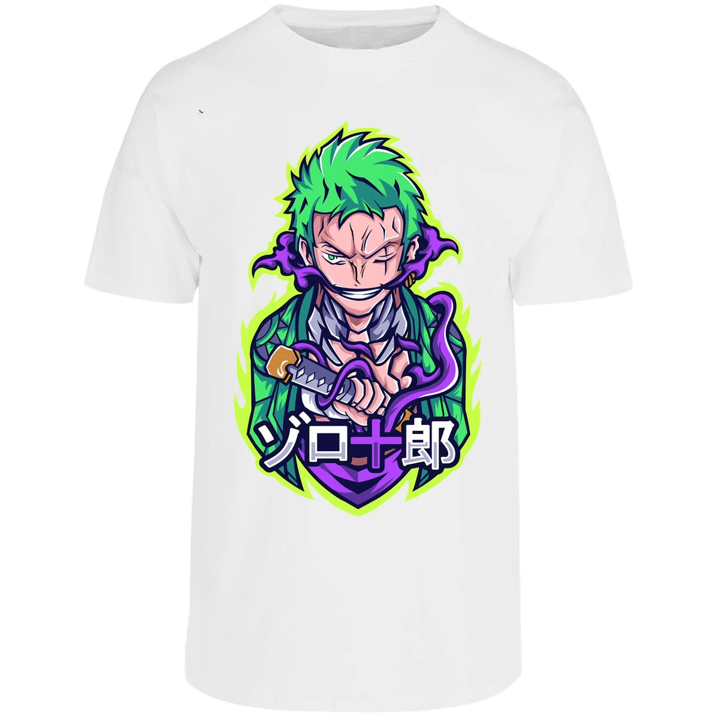 Playera One Piece Anime Zoro Roronoa para Adulto 3