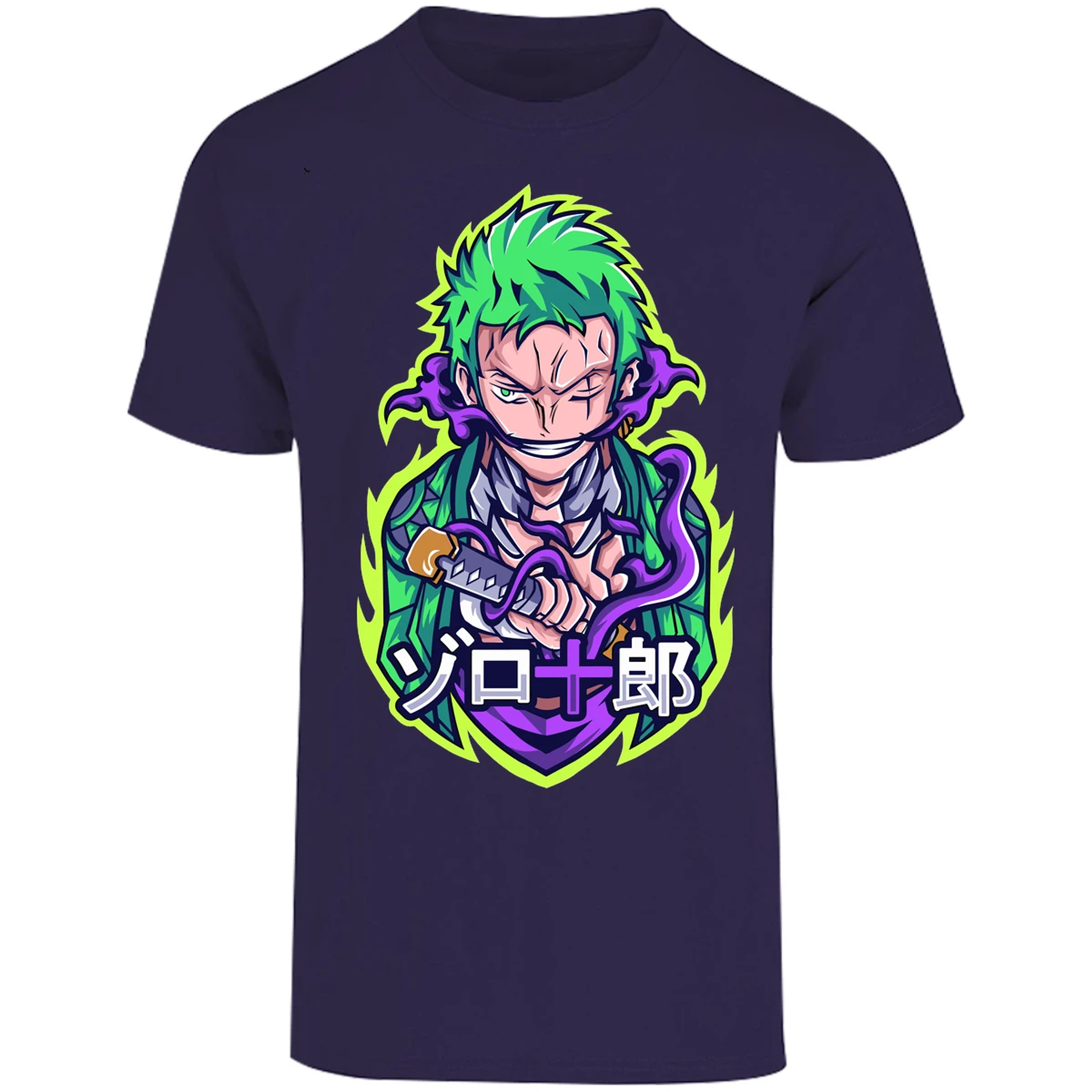 Playera One Piece Anime Zoro Roronoa para Adulto 36