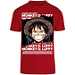 Playera One Piece Luffy Text para Adulto - Miniatura 10