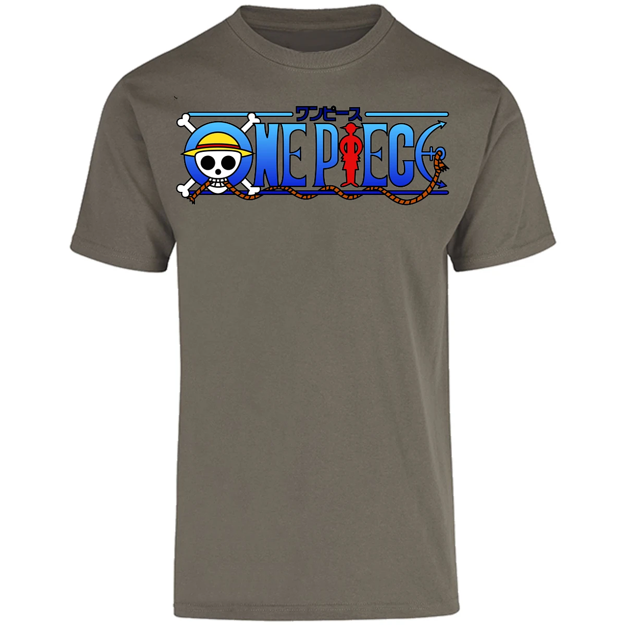 Playera One Piece Luffy Y Barba Negra 2 para Adulto 11