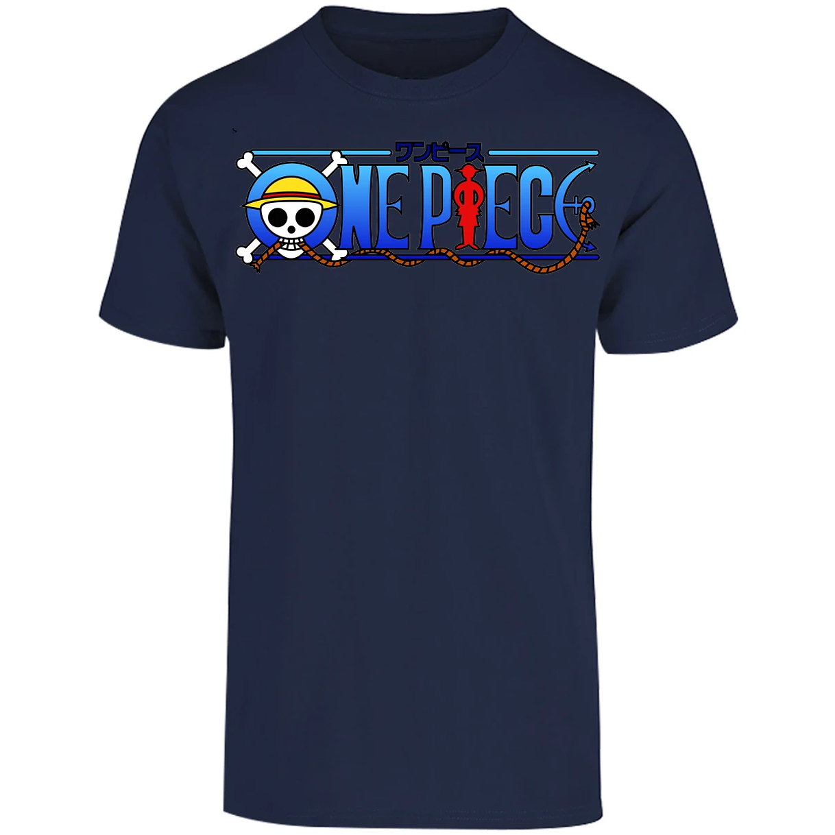 Playera One Piece Luffy Y Barba Negra 2 para Adulto 21