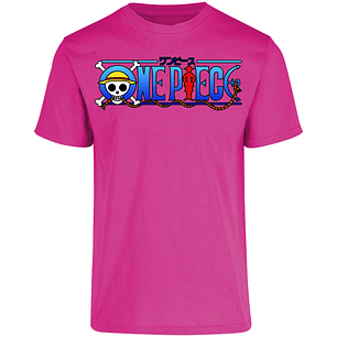 Playera One Piece Luffy Y Barba Negra 2 para Adulto